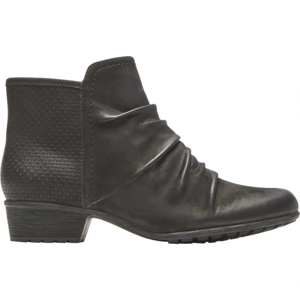 Rockport gratasha panel black‎ ankle boots size 8